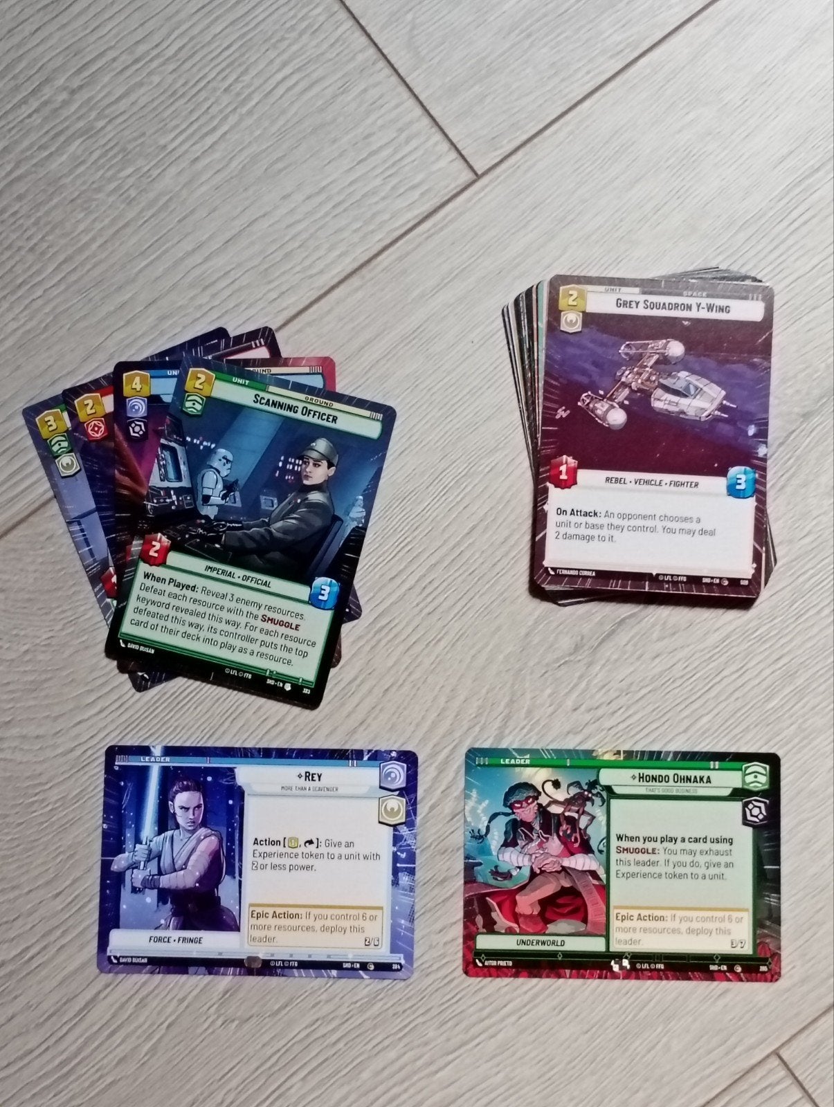 Star Wars Unlimited 27x Hyperspace Common/Uncommon (XSHD), Ophalen of Verzenden, Zo goed als nieuw, Meerdere kaarten
