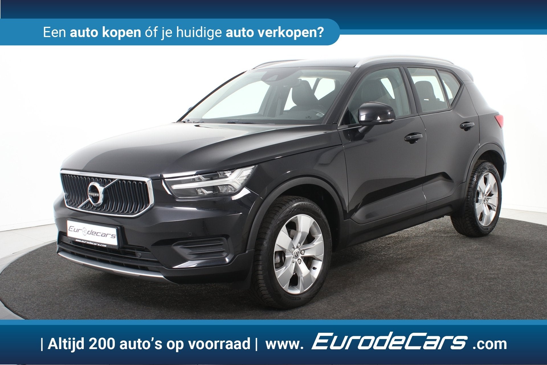 Volvo XC40 2.0 D3 Momentum *Navigatie*Trekhaak*Standkachel*, Auto's, Volvo, Gebruikt, 4 cilinders, Leder en Stof, Zwart