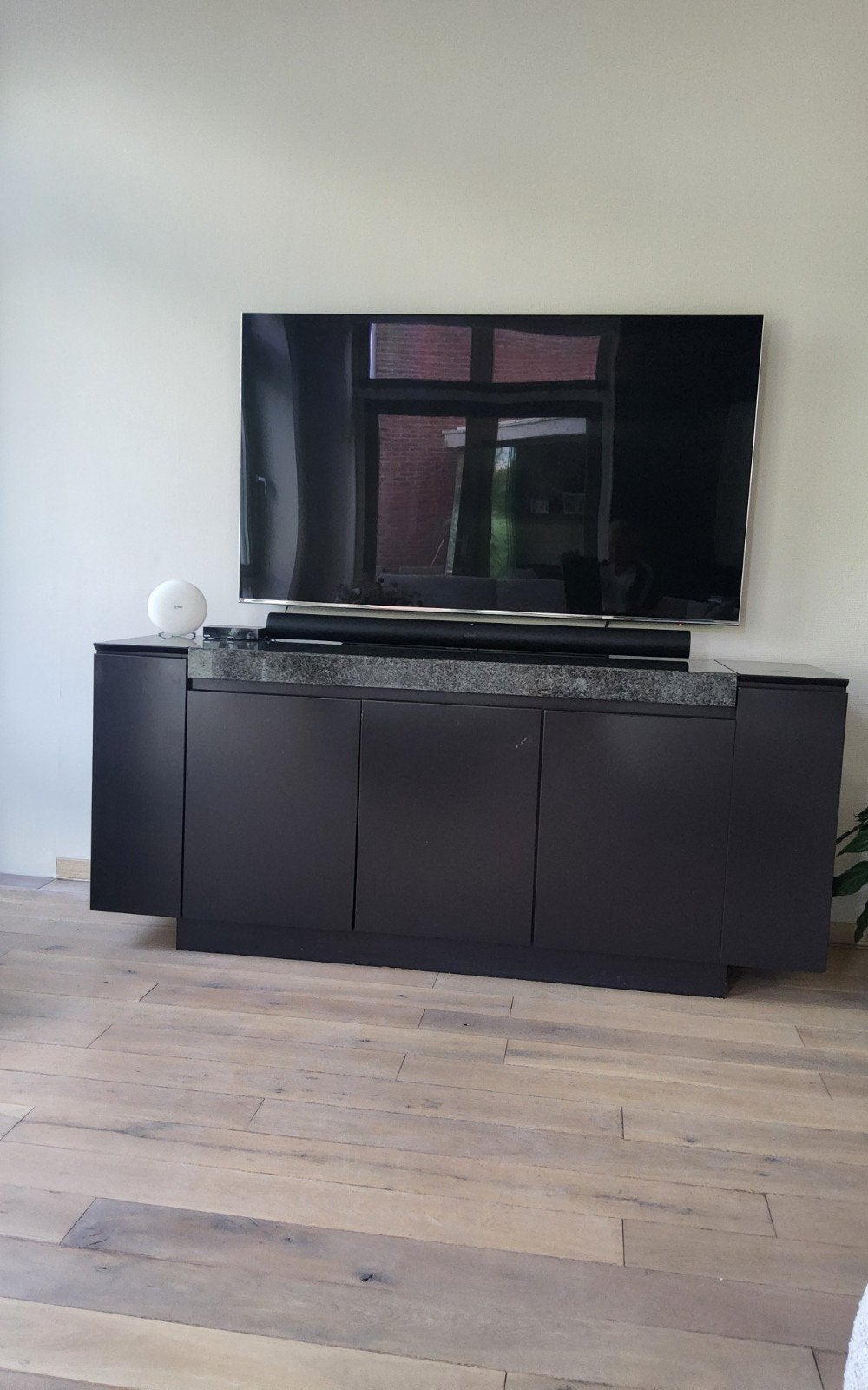 Dressior zwart, Huis en Inrichting, Kasten | Dressoirs, Ophalen, Gebruikt, 150 tot 200 cm, Modern