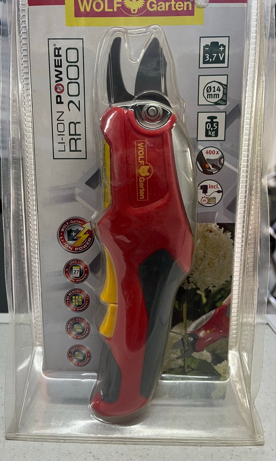 Nieuwe WOLF-Garten RR 2000 accusnoeischaar incl. oplader, Ophalen of Verzenden, Nieuw, Wolf-Garten