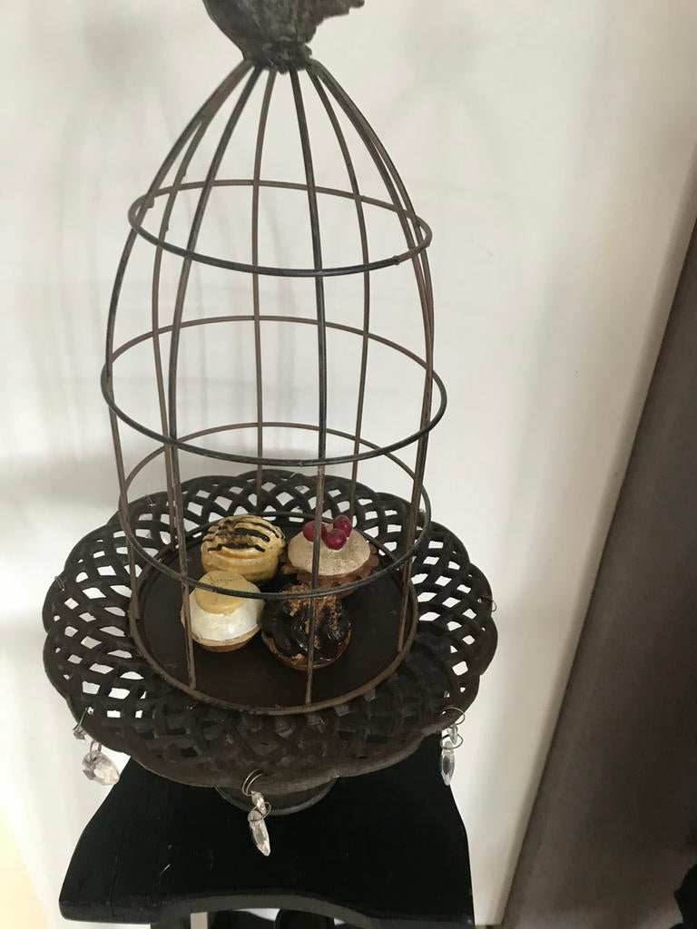 Smeedijzer Etagère, Huis en Inrichting, Woonaccessoires | Kandelaars en Kaarsen, Ophalen of Verzenden, Nieuw, Overige materialen