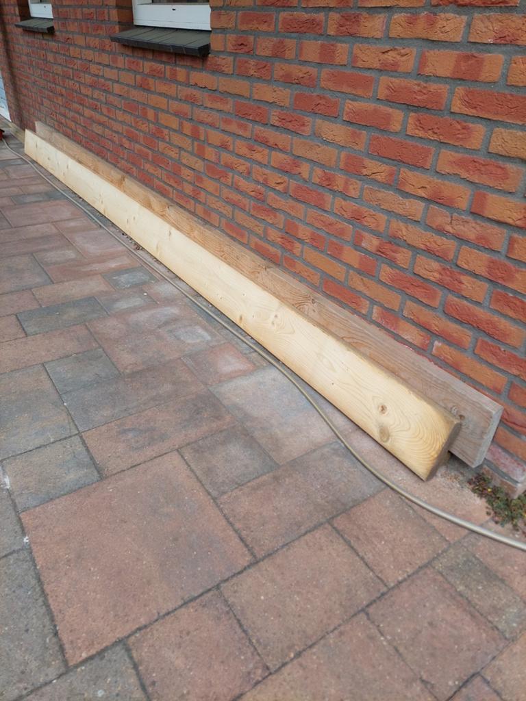 Balken 4x18cm 4.20m lang, Doe-het-zelf en Verbouw, Hout en Planken, Gebruikt, Ophalen of Verzenden, Balk, Overige houtsoorten