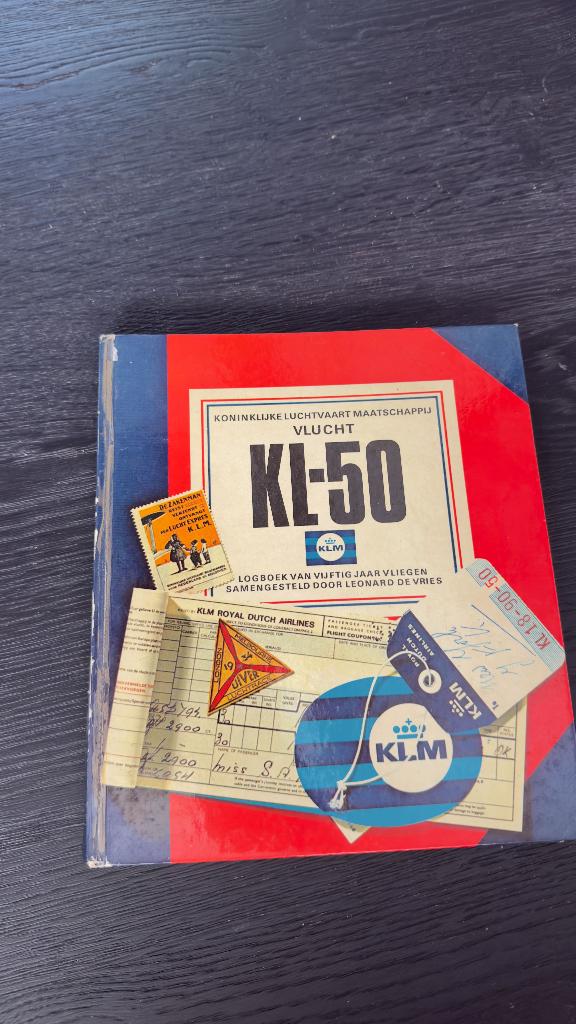 KLM 50 jaar jubileumboek 1919–1969, Verzenden, Gebruikt, Boek of Tijdschrift