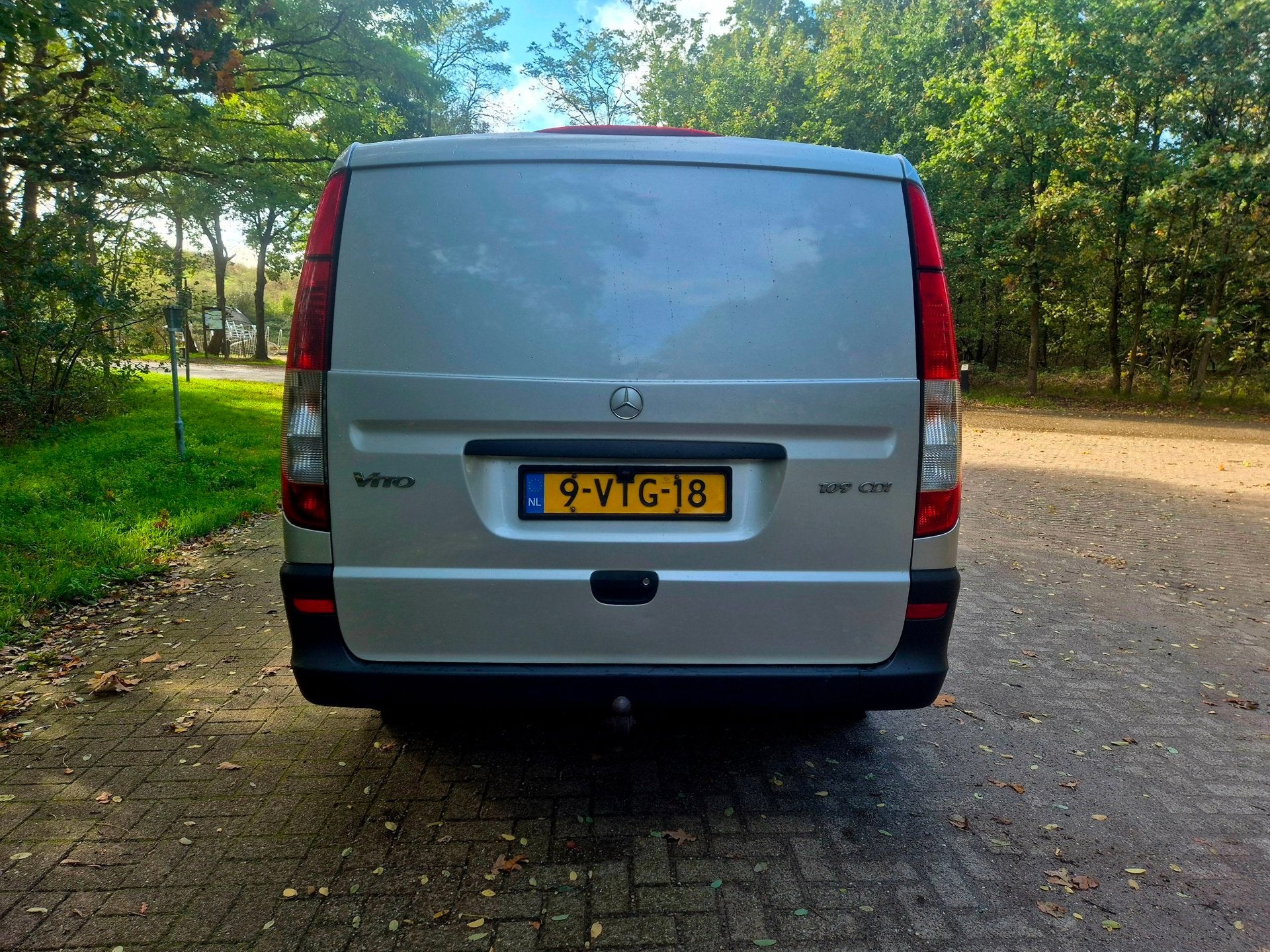 Mercedes-Benz Vito 109 CDI 320 Functional Lang, Auto's, Zwart, 2000 kg, Bedrijf, Euro 4