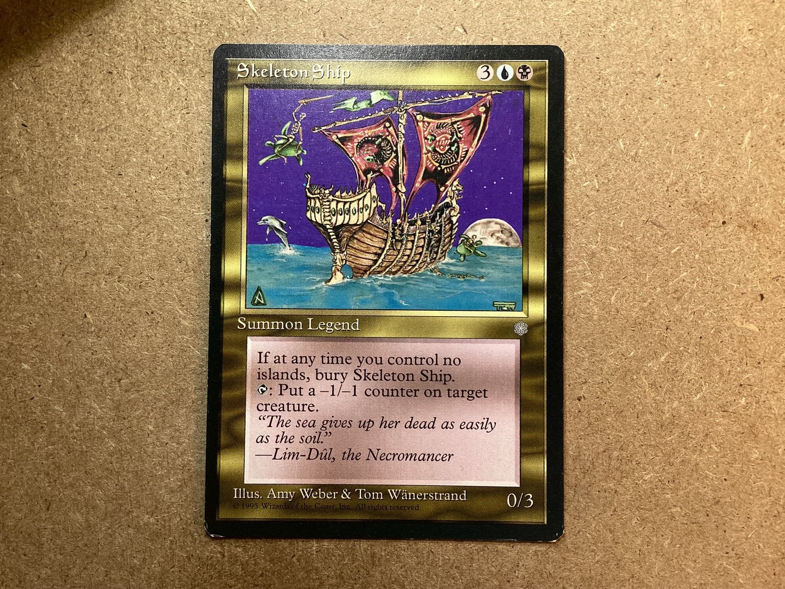 1x Skeleton Ship (Good), Ophalen of Verzenden, Gebruikt, Losse kaart