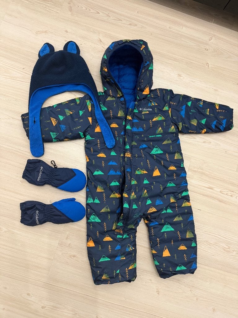 Columbia winter set - snow suit, hat and mittens, Ophalen, Zo goed als nieuw, Jongetje of Meisje, Jasje