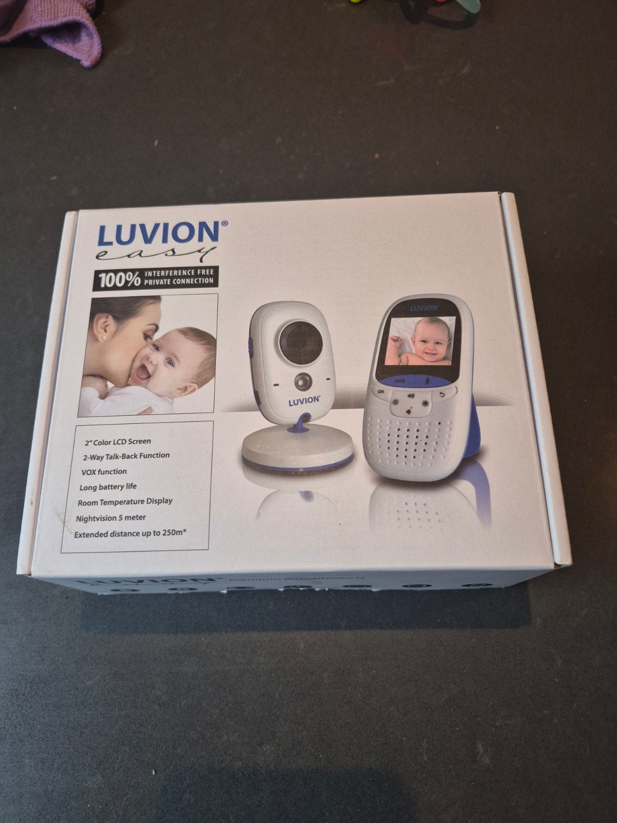 Luvion Easy Babyfoon met Camera - Zo Goed als Nieuw, Kinderen en Baby's, Ophalen of Verzenden, Zo goed als nieuw, 250 meter of meer