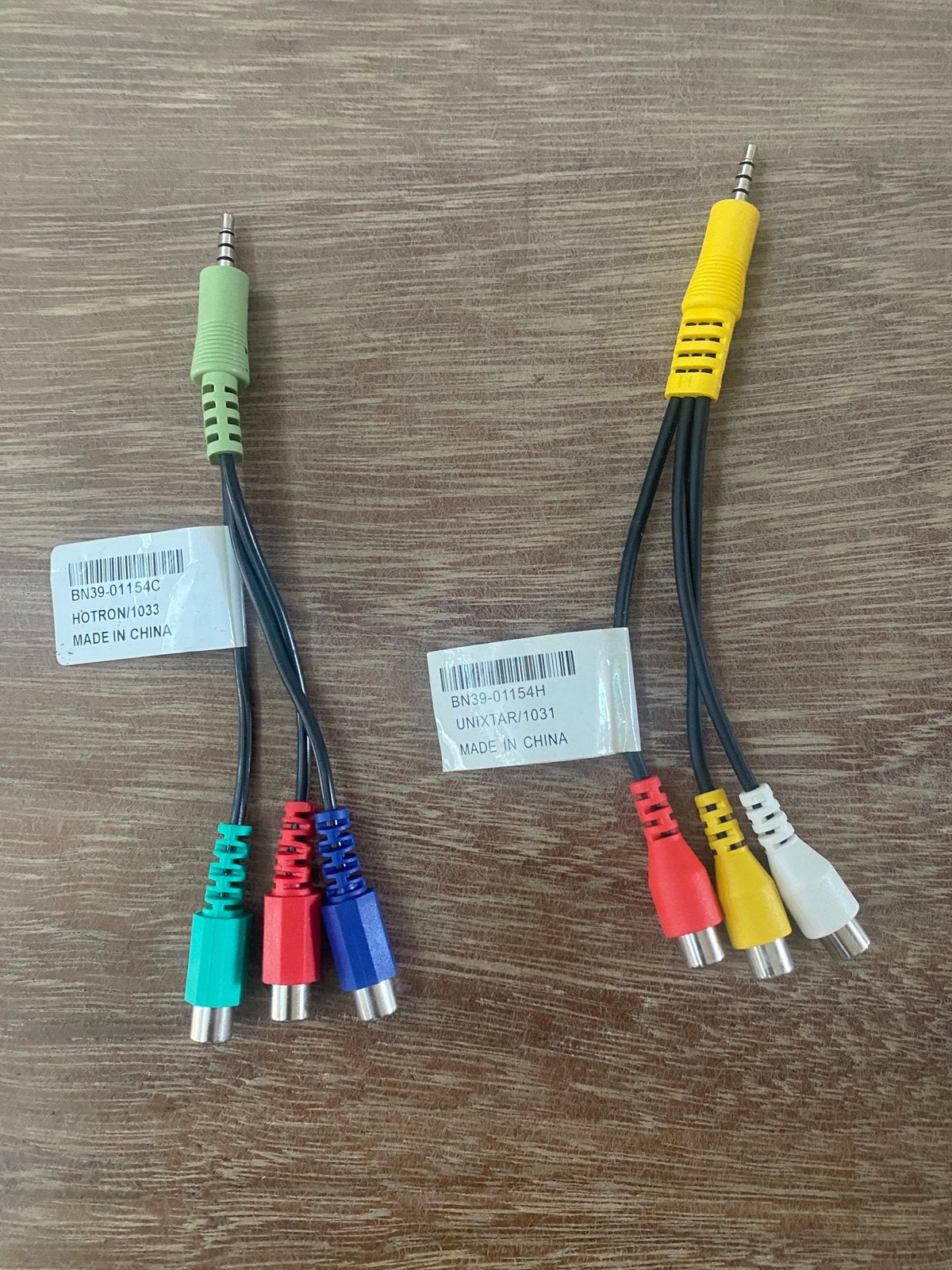 Samsung AV + Component adapters BN39-01154C / BN39-01154H, Audio, Tv en Foto, Ophalen of Verzenden, Zo goed als nieuw, Minder dan 2 meter