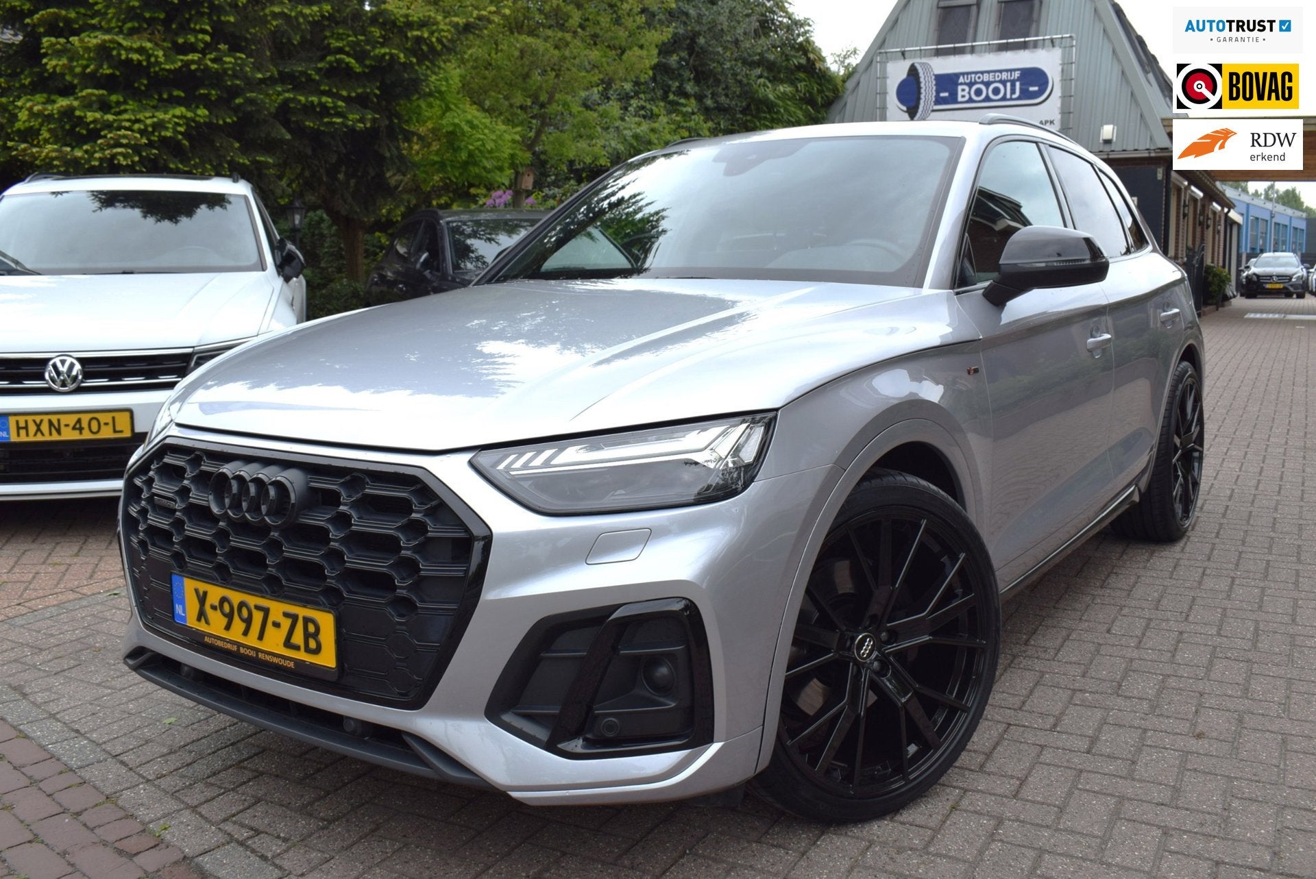 Audi Q5 55 TFSI e S edition S-LINE PANODAK/LUCHTVERING/ADAP, Automaat, Gebruikt, 4 cilinders, Parkeerassistent