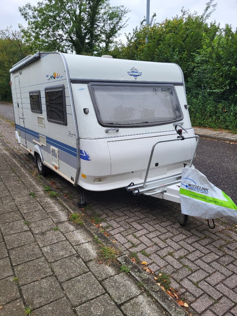 Caravan Hobby 440 de luxe, 6 pers, stapelbed, mover, Hobby, Treinzit, Luifel, Particulier