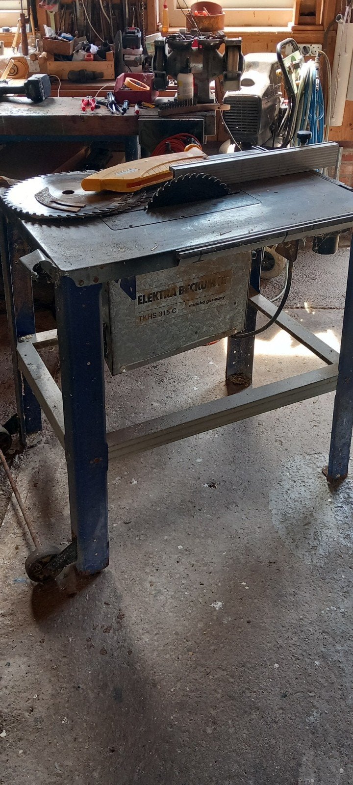 Elektra Beckum TKHS 315 C Tafelzaag met afzuiging, Ophalen, Elektra Beckum, Gebruikt, Cirkelzaag