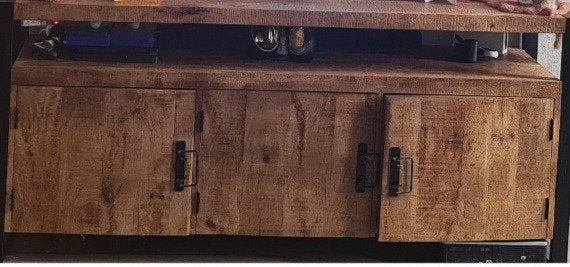 Salontafel dresoir en eet tafel, Gebruikt, 100 tot 150 cm, 50 tot 100 cm, Industrieel