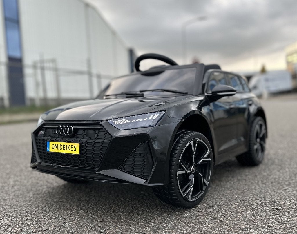 Kinder Auto Audi RS6 12v wit RC - Leder - Rubberband NIEUW, Ophalen of Verzenden, Nieuw, Overige typen