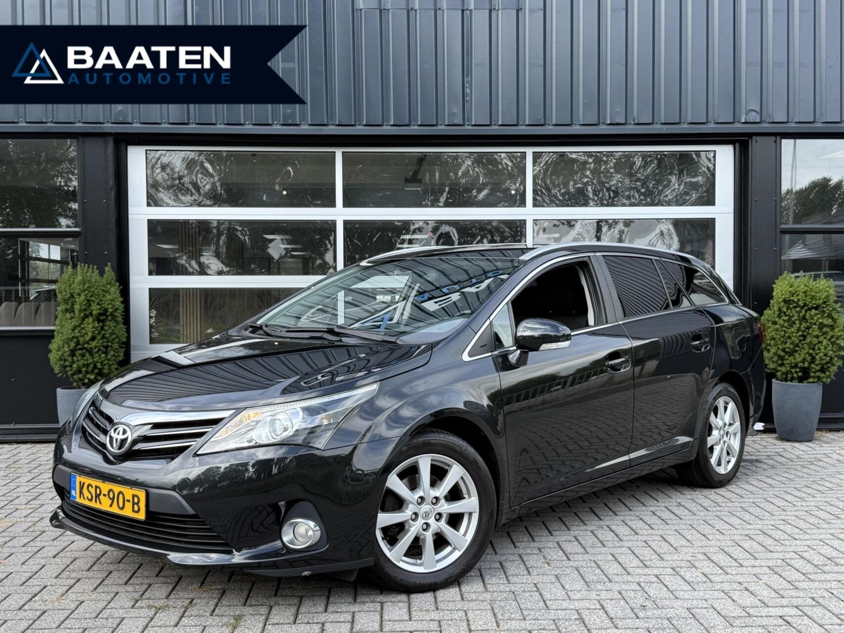 Toyota Avensis Wagon 1.8 VVTi Facelift |2e eig|Camera|Navi|B, Auto's, Avensis, Zwart, Handgeschakeld, Grijs
