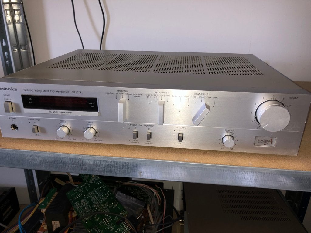 Technics versterker SU V 3, Overige merken, Gebruikt, Ophalen of Verzenden, Minder dan 60 watt