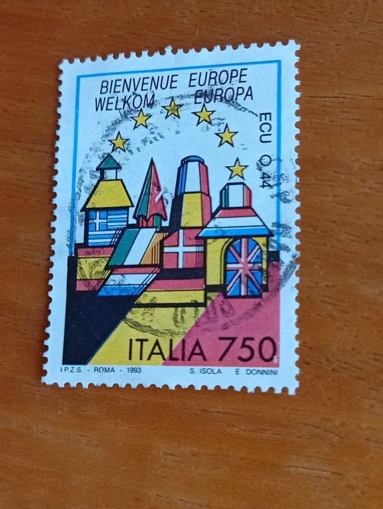 italie 1993, Postzegels en Munten, Ophalen of Verzenden, Gestempeld