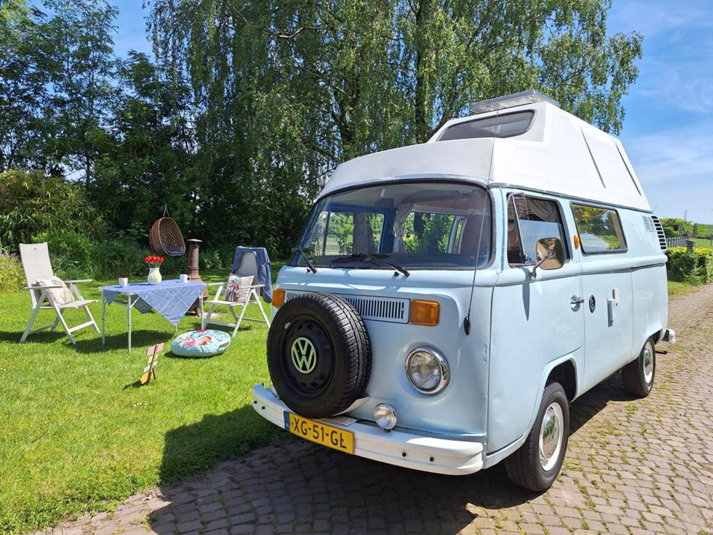 Volkswagen VW T2 Camper met vast verhoogd dak 1978, Reservewiel, Volkswagen, Tot en met 2, Handgeschakeld