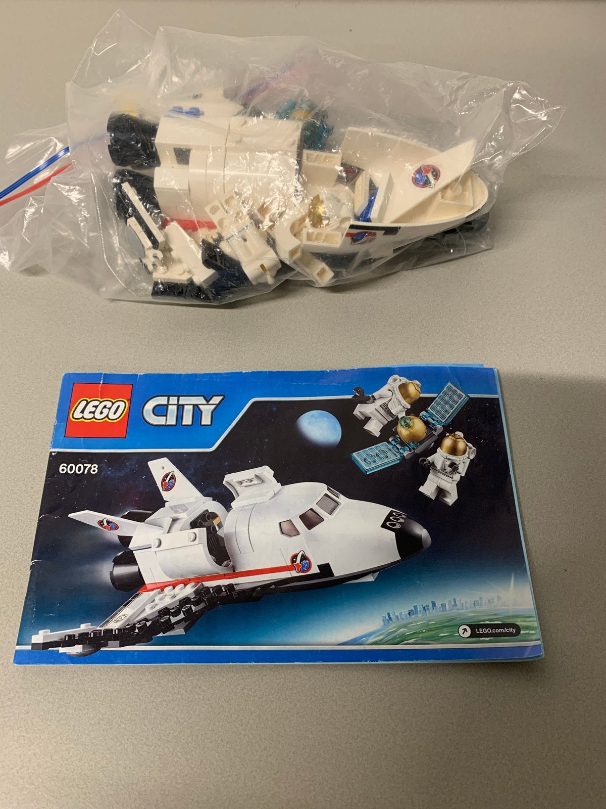 LEGO City 60078 Ruimtevaartuig met handleiding, Ophalen of Verzenden, Gebruikt, Overige merken