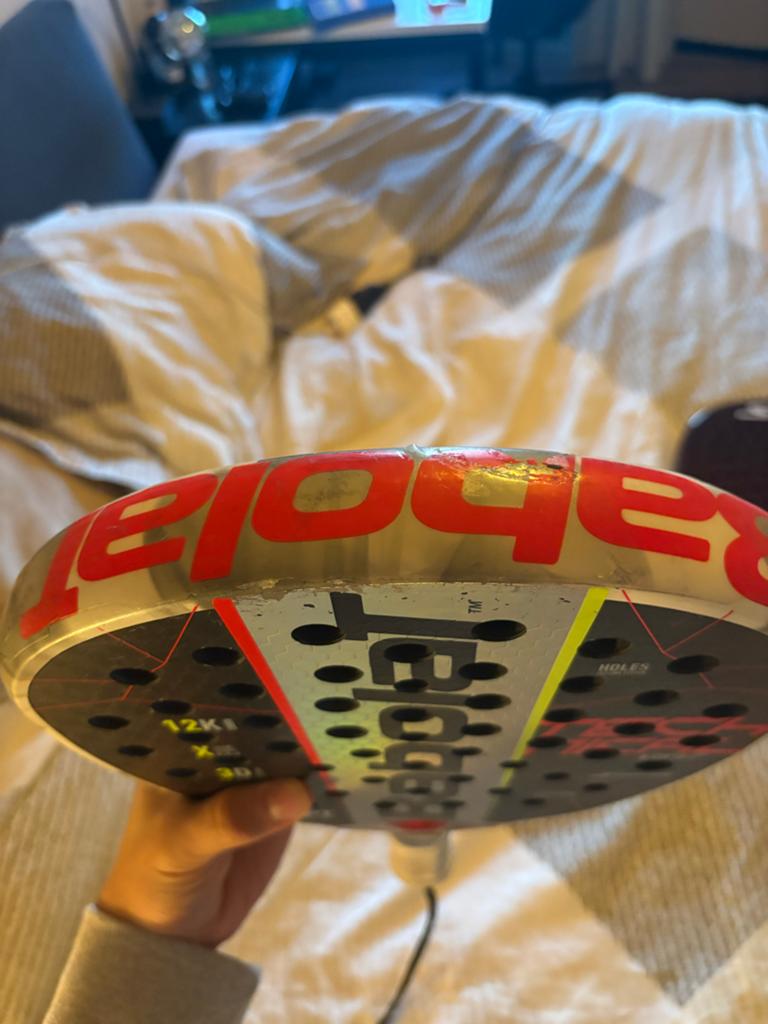 Siux diablo pro 4, 1 keer gebruikt, babolat technical viper, Sport en Fitness, Padel, Ophalen of Verzenden, Gebruikt, Padelracket