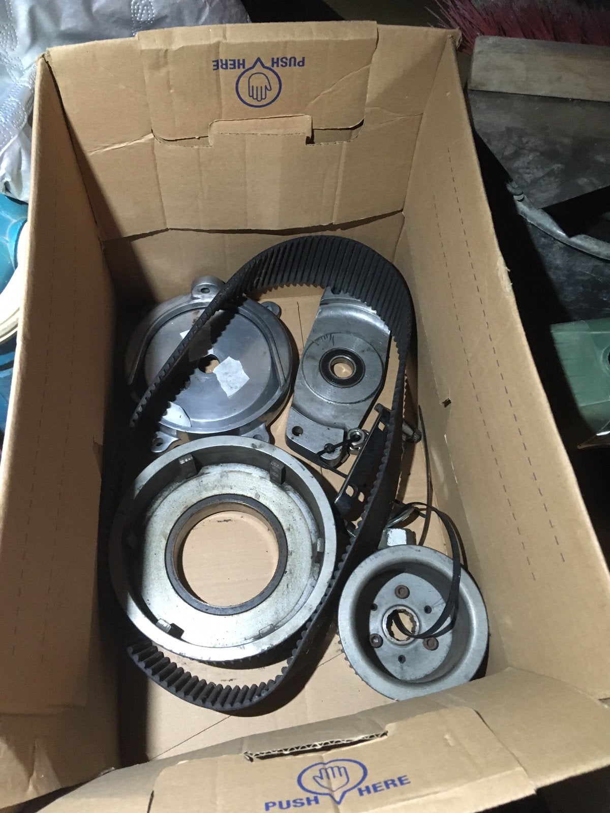 Primaire aandrijving brede belt voor shovelhead, Ophalen, Gebruikt