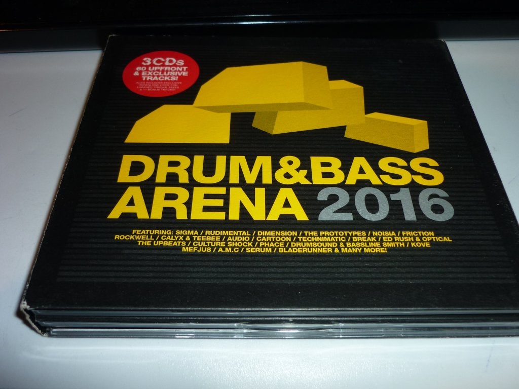 Drum & Bass Arena 2016 - 3CDs met exclusieve tracks, Boxset, Inclusief boekje, Ophalen of Verzenden, Zo goed als nieuw