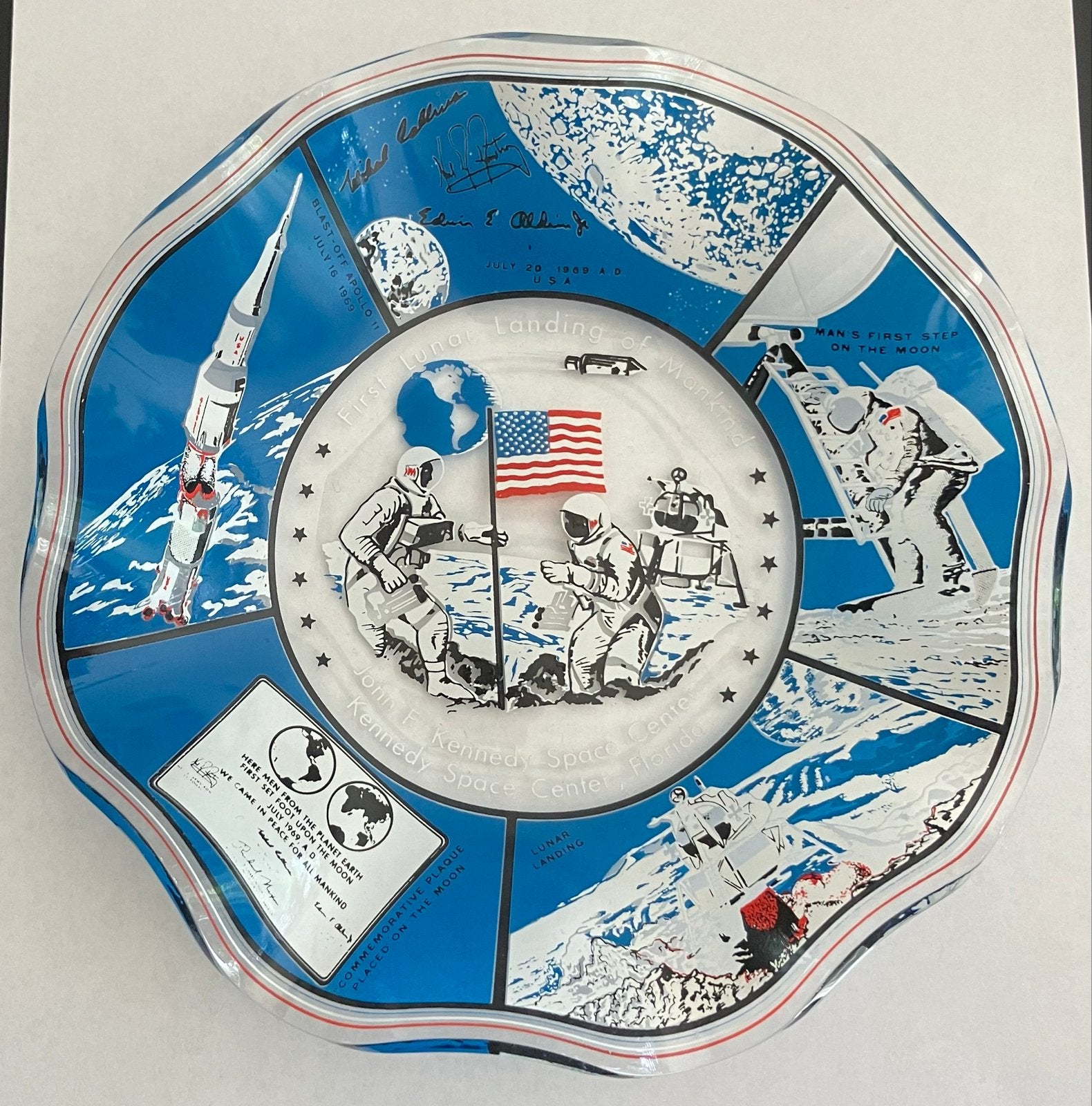 Vintage Apollo 11 Maanlanding Herdenkingsschaal, Ophalen of Verzenden, Nieuw