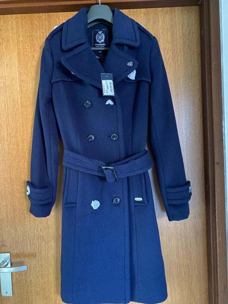 Nieuwe donkerblauwe damesjas/Ohio Coat McGregor - maat 34, Kleding | Dames, Jassen | Winter, McGregor, Blauw, Nieuw, Ophalen of Verzenden