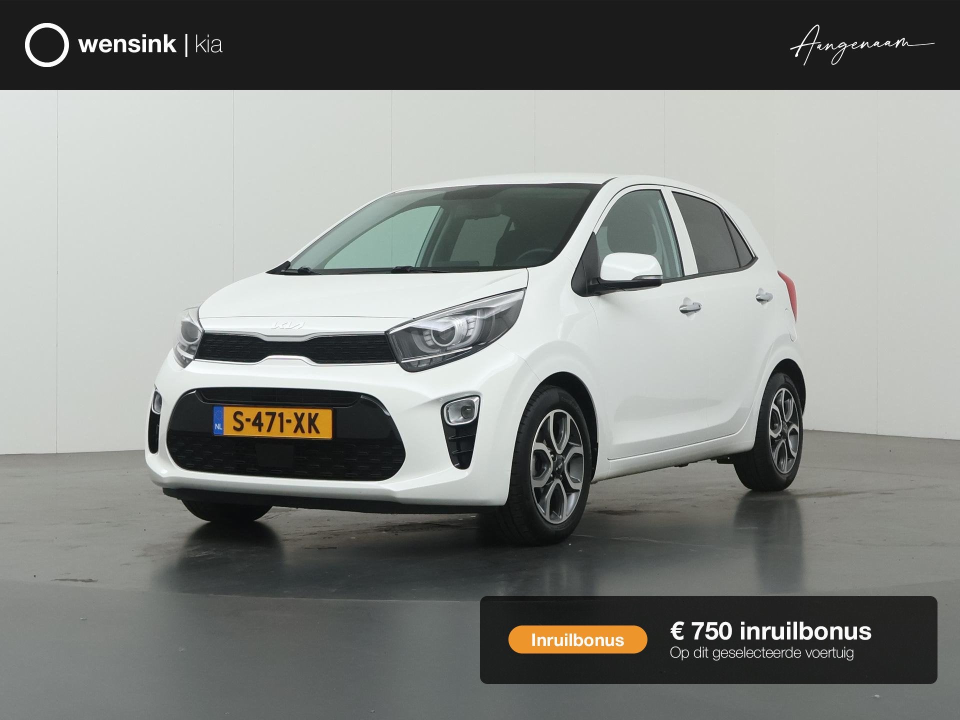 Kia Picanto 1.0 DPi DynamicPlusLine | Keyless | Navigatie |, Voorwielaandrijving, Stof, Gebruikt, 4 stoelen