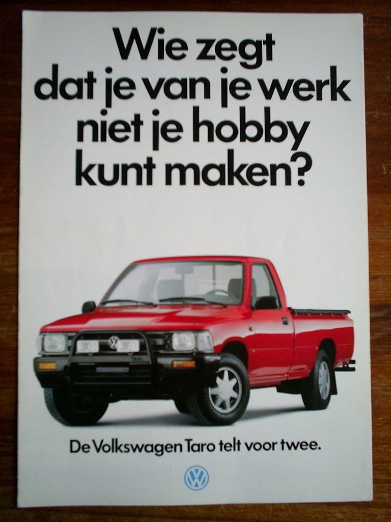 VW Taro Telt voor 2 [ 1994 ], Verzenden, Zo goed als nieuw, Volkswagen