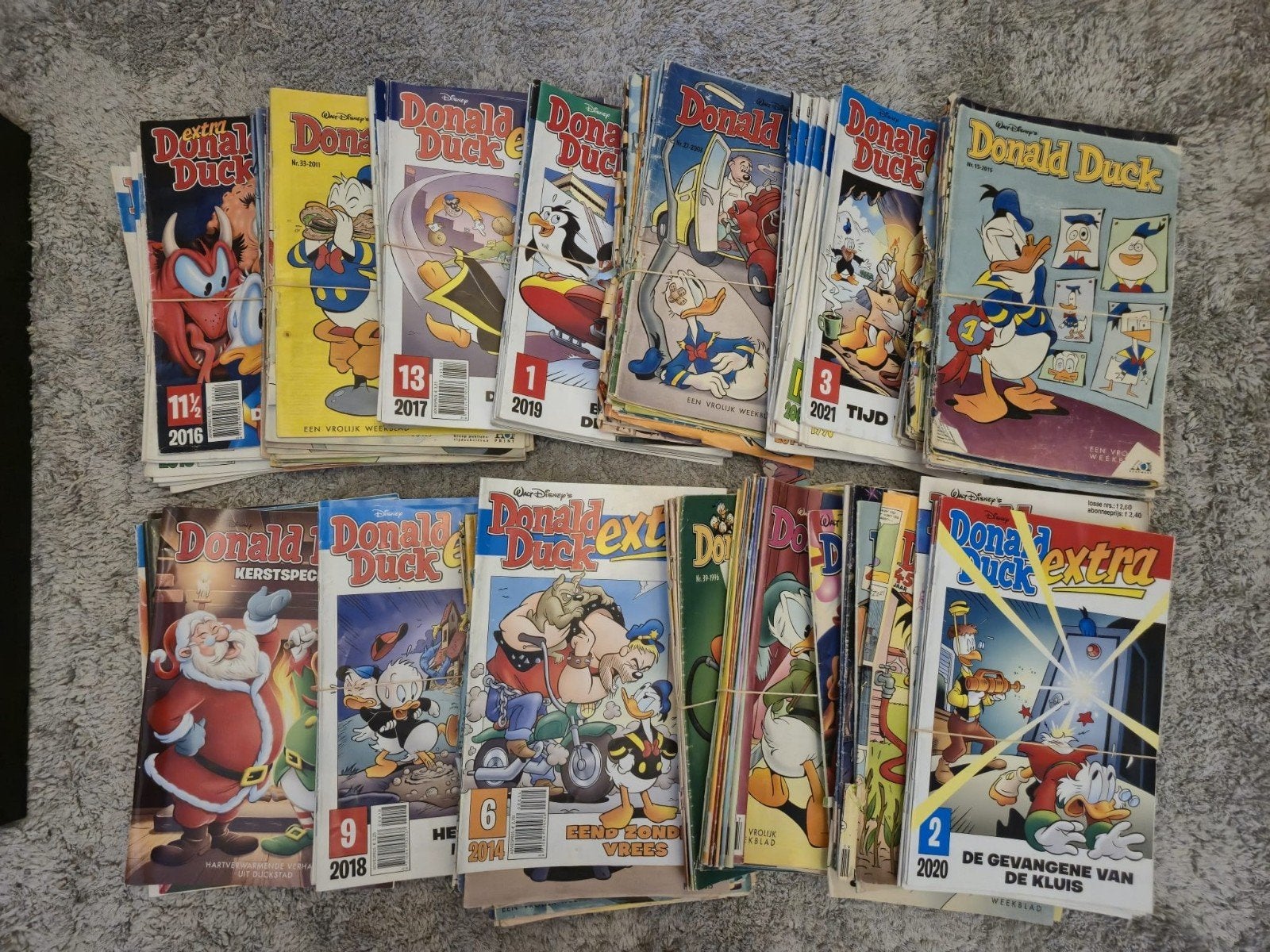 Grote collectie Donald Duck stripboeken, Meerdere stripboeken, Ophalen of Verzenden, Gelezen