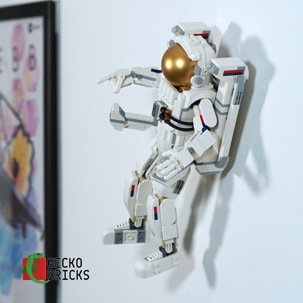 Wandbeugel geschikt voor LEGO Creator 3-in-1 Astronaut 31152, Wandhanger, Zwart, Nieuw, Ophalen of Verzenden