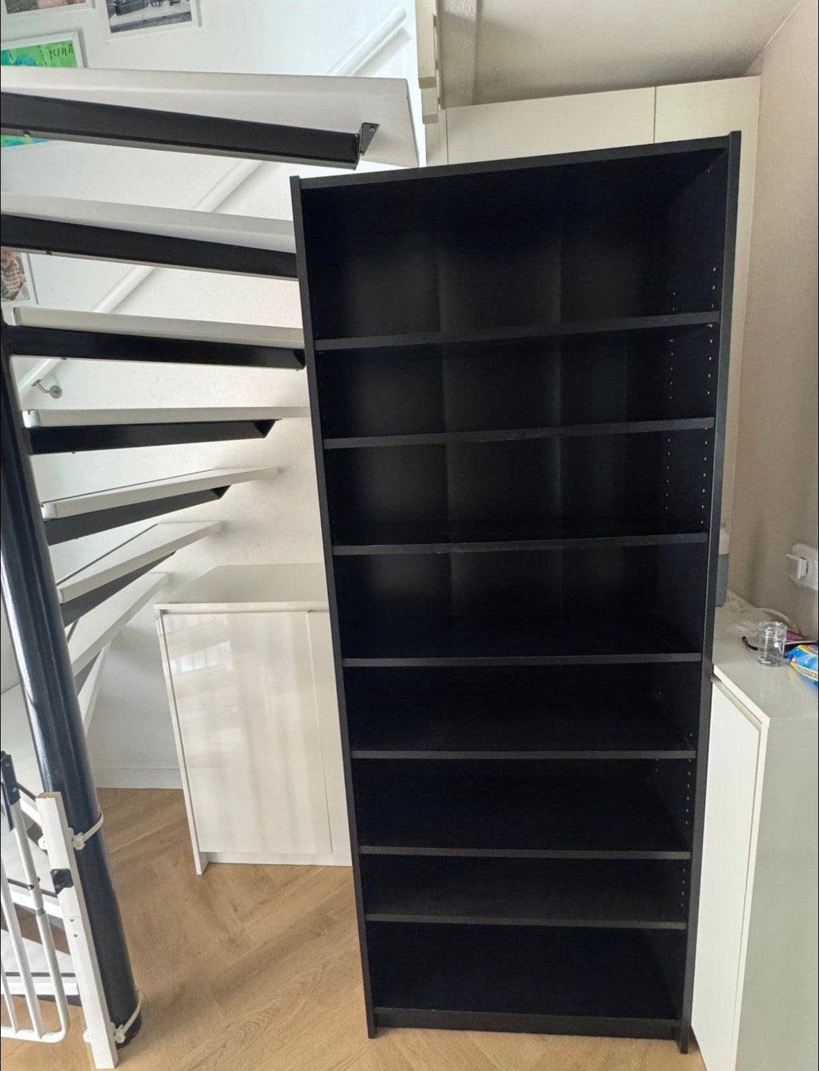Ikea billy 202x80x28 zwart boekenkast, Huis en Inrichting, Ophalen, 200 cm of meer, 50 tot 100 cm, Zo goed als nieuw