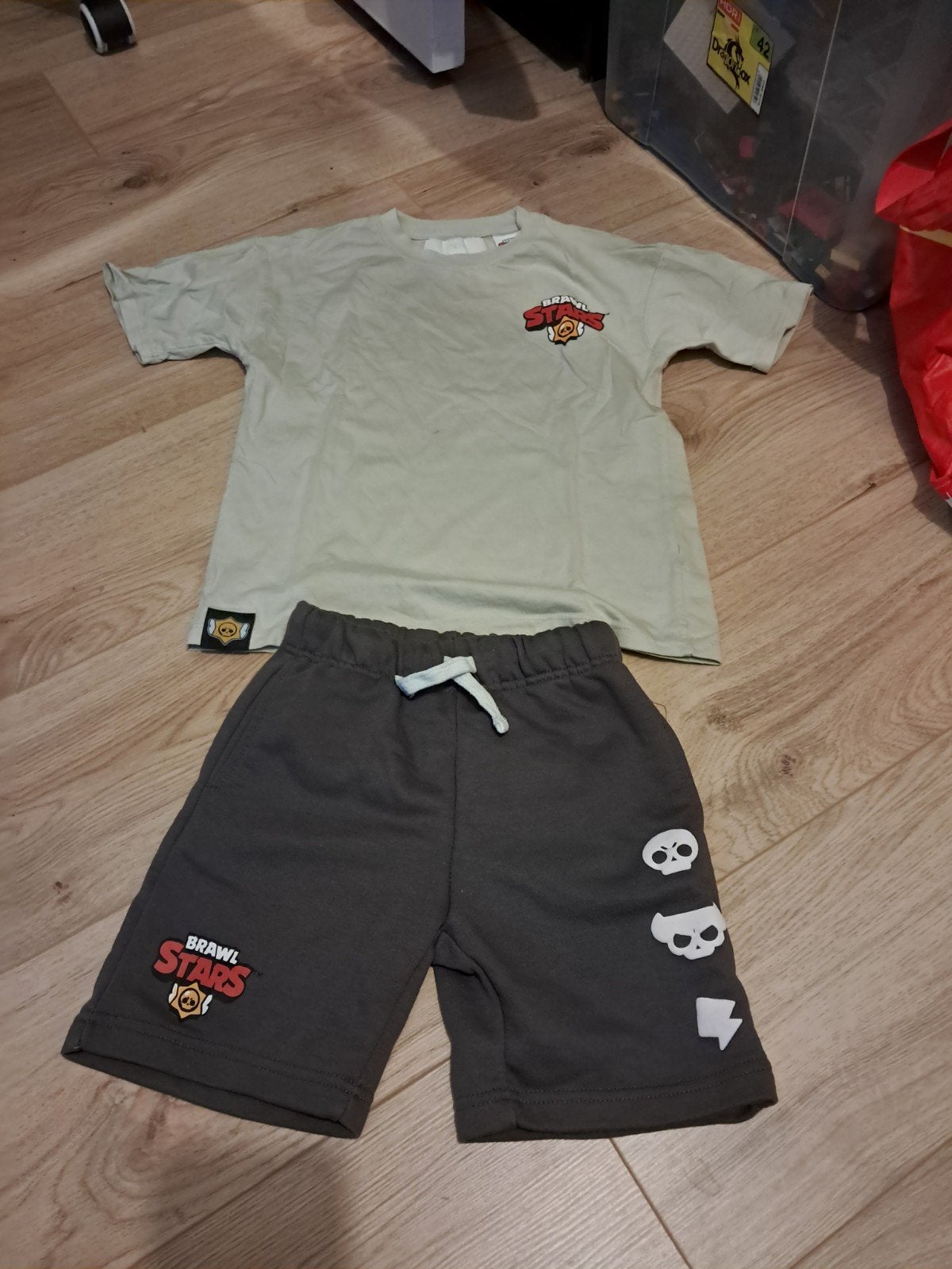 Brawl Stars outfit - T-shirt en korte broek, Ophalen of Verzenden, Gebruikt, Jongen