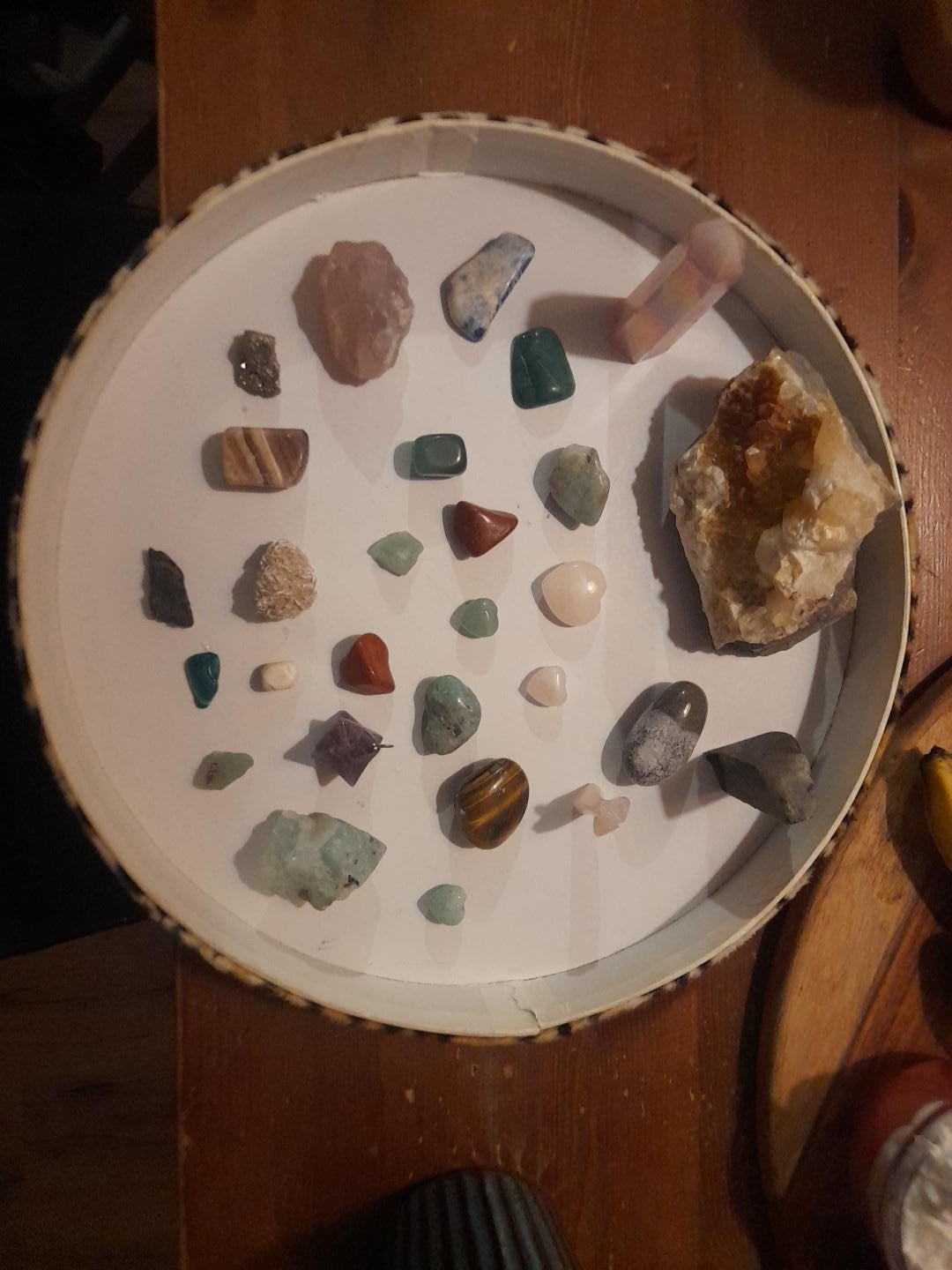 Edelsteen collectie - Diverse getrommelde en ruwe stenen, Ophalen of Verzenden, Gebruikt