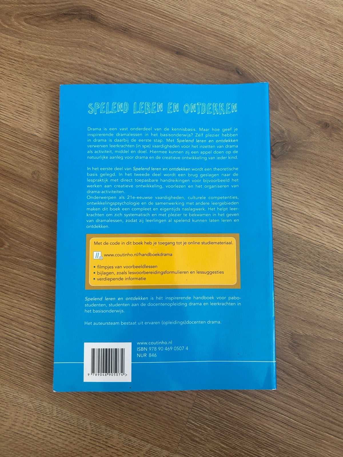 Spelend Leren en Ontdekken - Handboek drama basisonderwijs, Ophalen of Verzenden, Zo goed als nieuw, Overige niveaus, Overige vakken