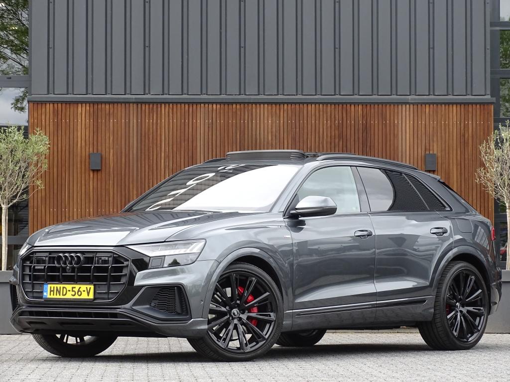 Audi Q8 55 TFSIe 381PK Quattro S-ed / Exclusive / Nachtzicht, Auto's, Audi, Automaat, 14 kWh, Gebruikt, 2995 cc