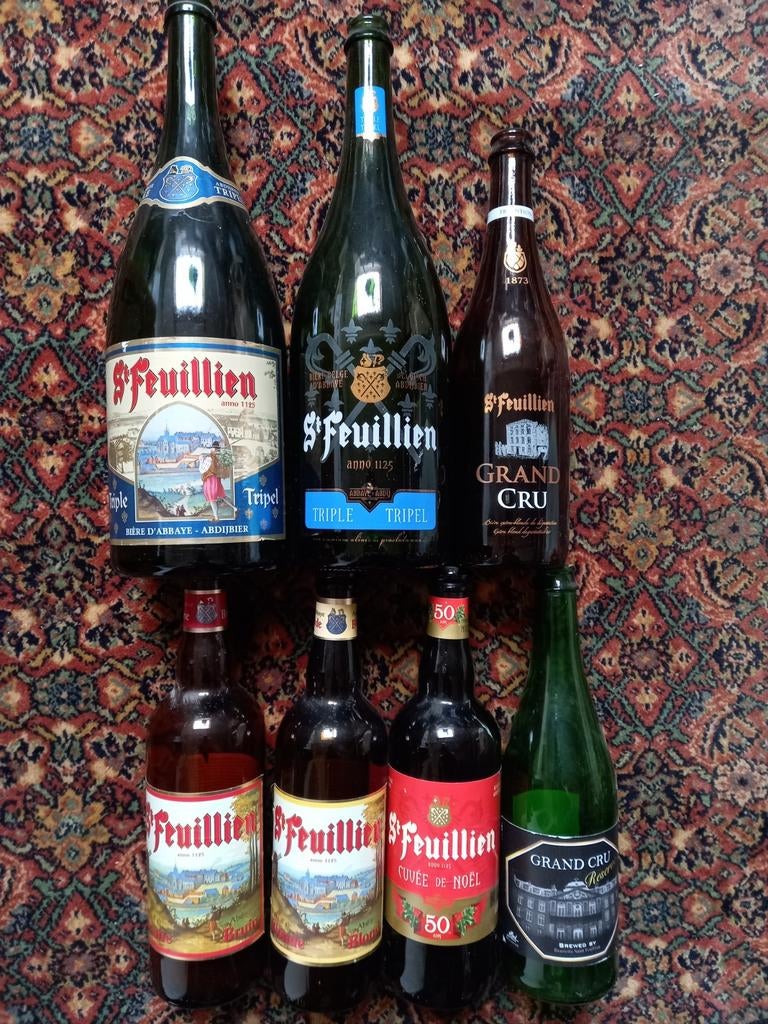 Bierflessen St. Feuillien (leeg) oud, Verzamelen, Biermerken, Flesje(s), Overige merken, Ophalen
