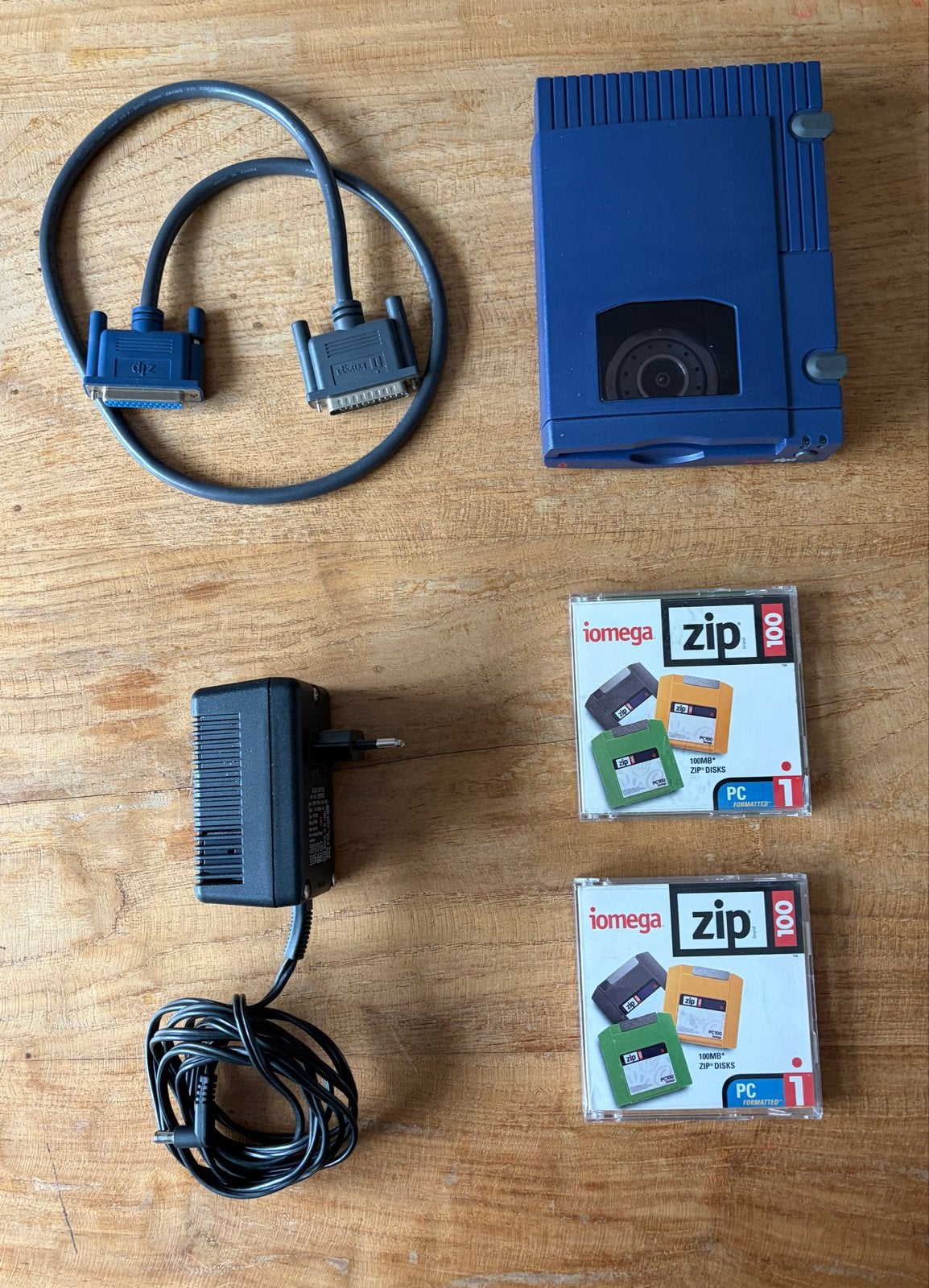 Iomega Zip 100 Externe Drive met Disks, Computers en Software, Ophalen of Verzenden