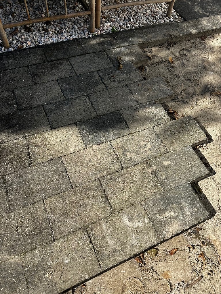 Terrastegels: gratis af te halen, Ophalen, Gebruikt, 10 m² of meer, Beton