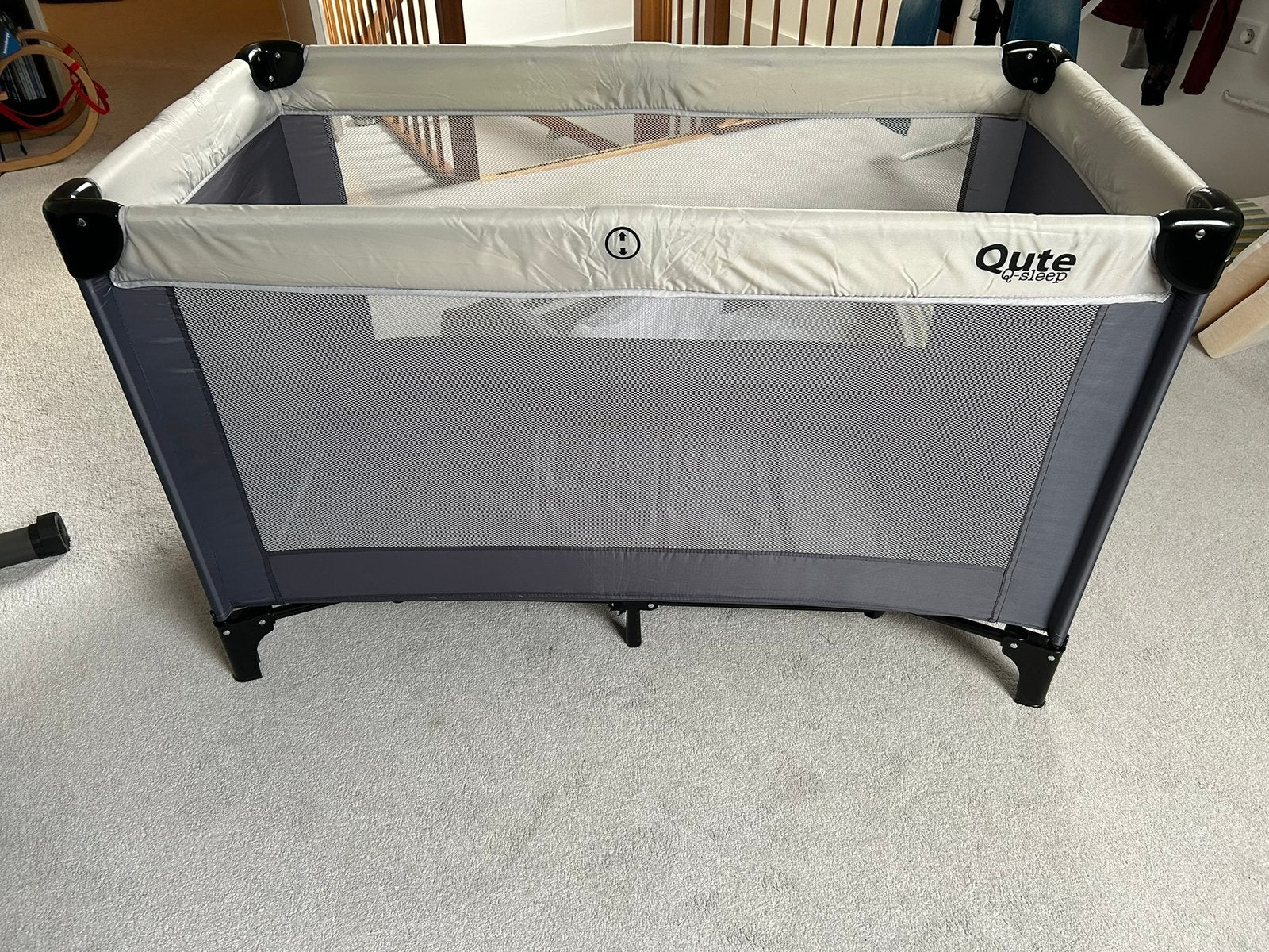 Cute Q-Sleep campingbedje, Kinderen en Baby's, Ophalen, Zo goed als nieuw, Reisbedje