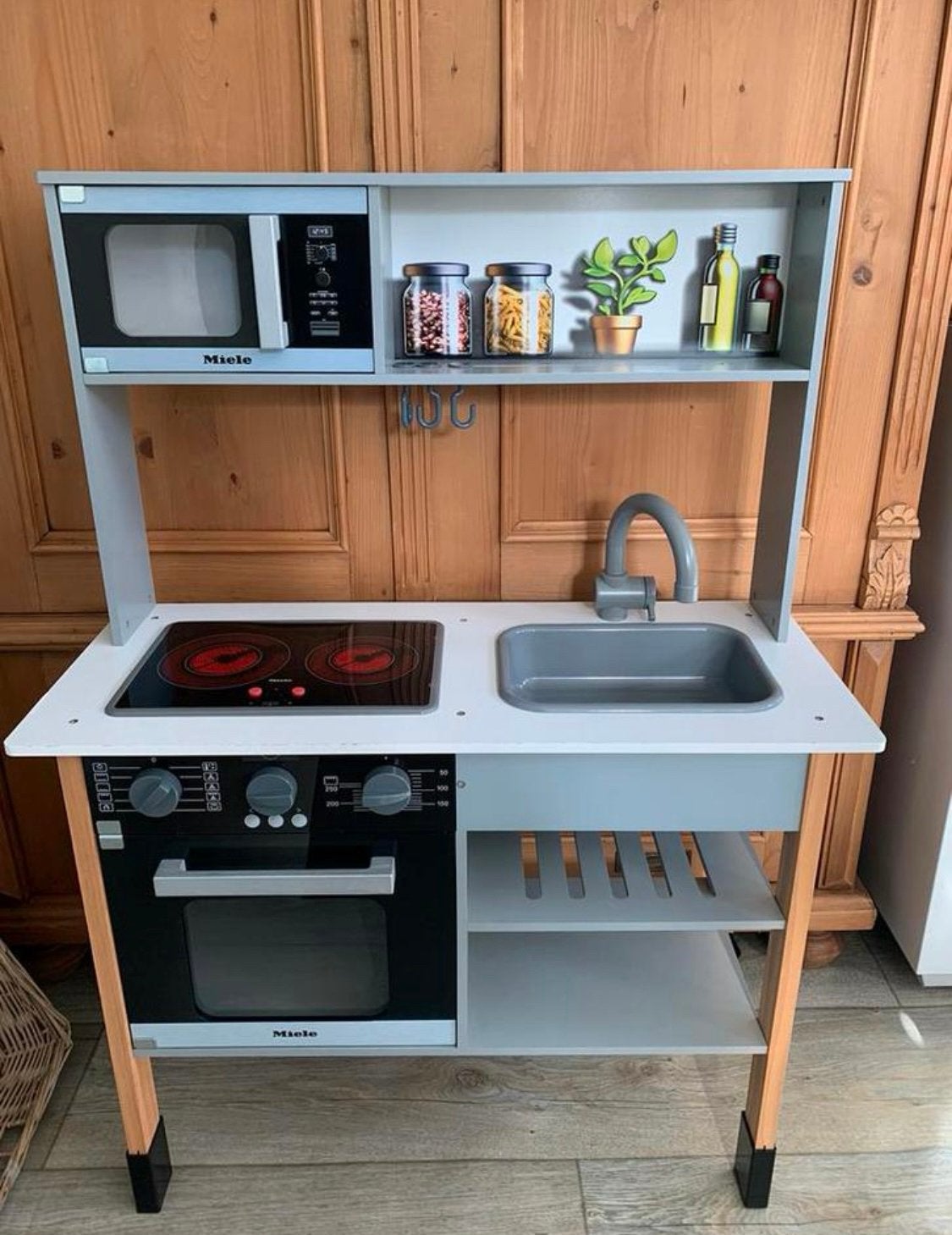 Miele speelkeuken, Kinderen en Baby's, Speelgoed | Speelkeukens, Ophalen, Zo goed als nieuw, Hout, Speelkeuken