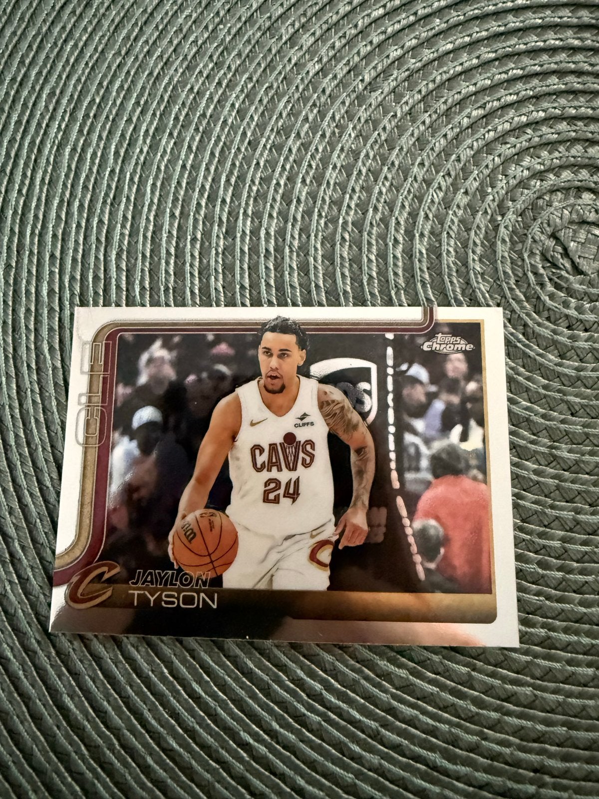 Jaylon Tyson Topps Chrome Basketbal Spelerskaart, Ophalen of Verzenden, Zo goed als nieuw, Overige sporten, Spelerskaart