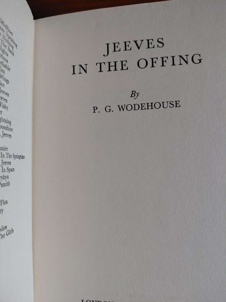 Engelstalig boek: Jeeves in the Offing, P.G Wodehouse., Ophalen of Verzenden