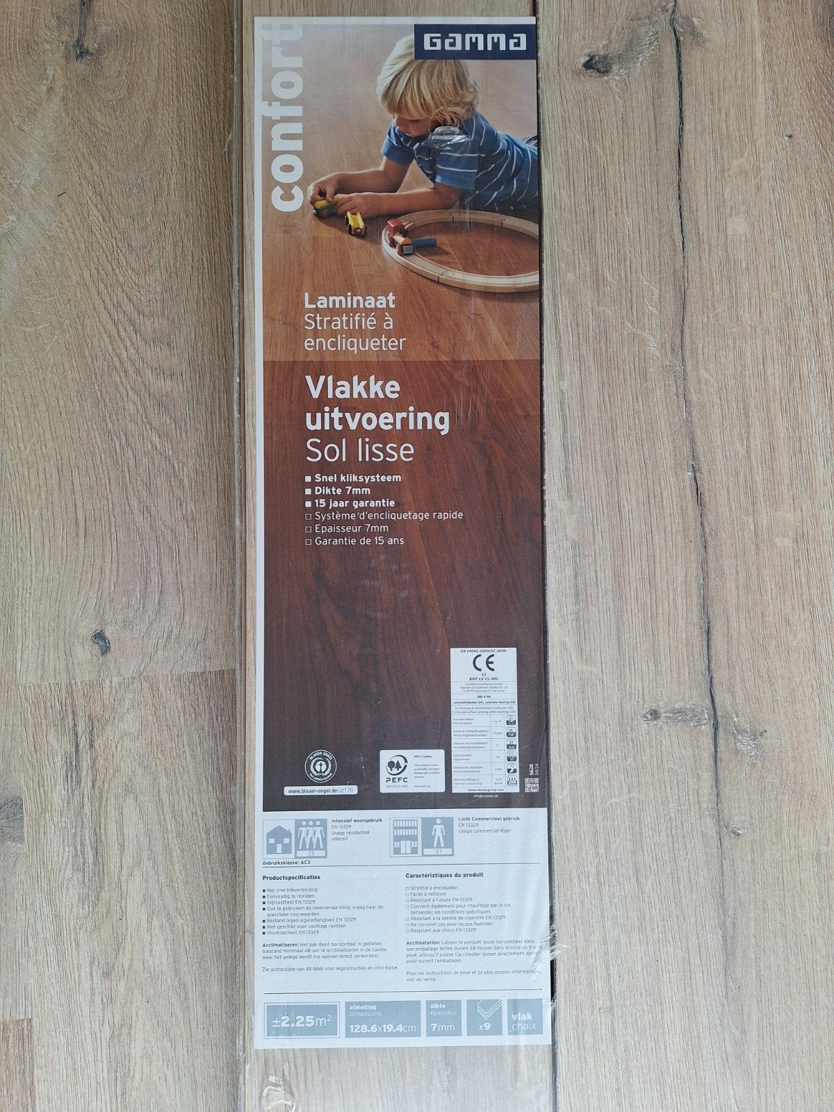 Gamma laminaat confort, Ophalen, 50 tot 150 cm, Nieuw, Minder dan 5 m²