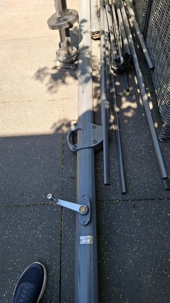Parasol, Ophalen, Gebruikt, Zweefparasol, Verstelbaar