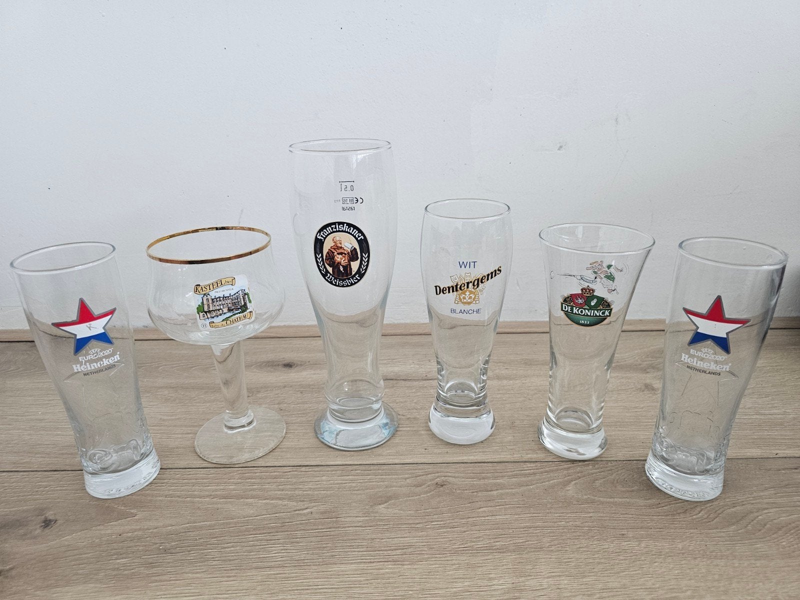 Verschillende soorten bierglazen  - Nieuw!!, Ophalen, Nieuw, Glas of Glazen
