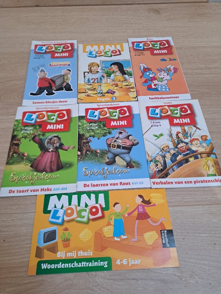 Mini loco boekjes, Ophalen of Verzenden