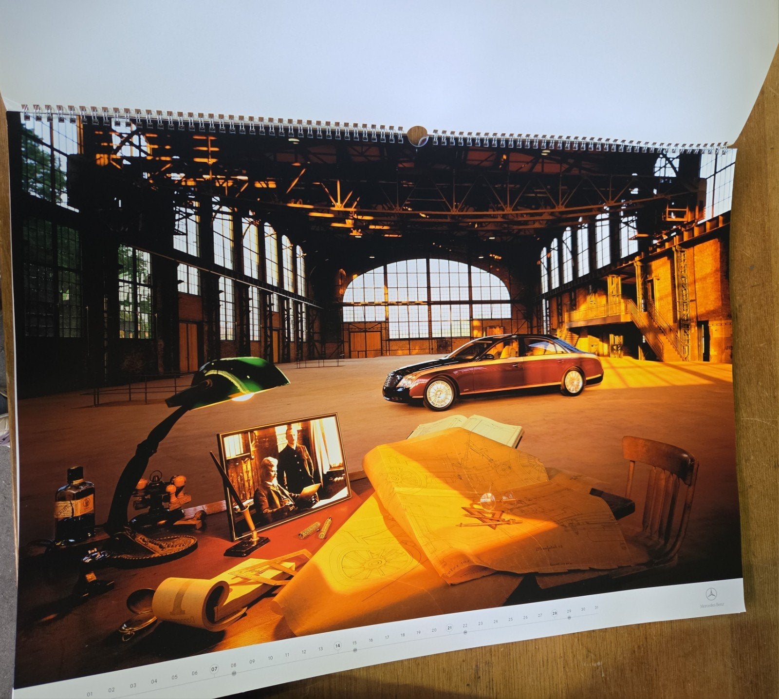 Mercedes-Benz wandkalender 2001 History of Passion, Ophalen, Gebruikt, X, Maandkalender
