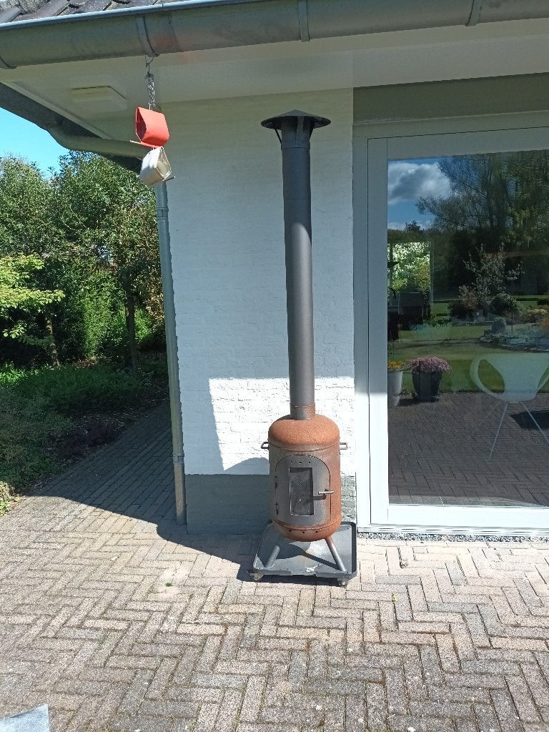 buitenkachel, Tuin en Terras, Ophalen, Gebruikt