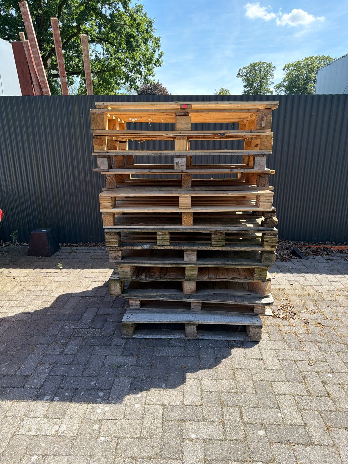 Gratis Partij gebruikte pallets - Diverse maten, Ophalen, Gebruikt, 100 cm of meer, 60 cm of meer
